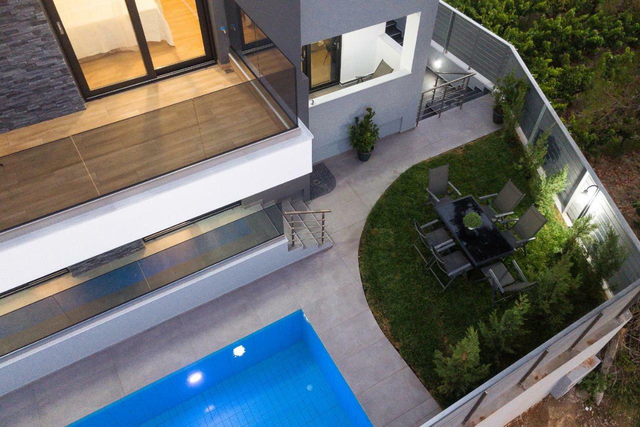 Nisos Villa, Pool & Heated Spawhirlpool, Walking To Beach, By Thinkvilla Sfáka Zewnętrze zdjęcie