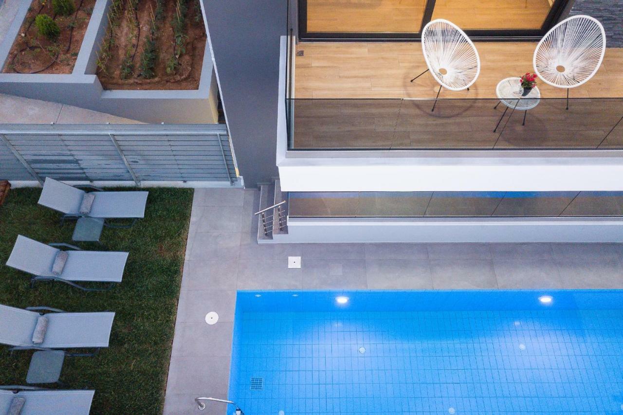 Nisos Villa, Pool & Heated Spawhirlpool, Walking To Beach, By Thinkvilla Sfáka Zewnętrze zdjęcie