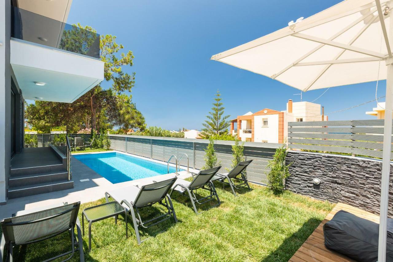 Nisos Villa, Pool & Heated Spawhirlpool, Walking To Beach, By Thinkvilla Sfáka Zewnętrze zdjęcie