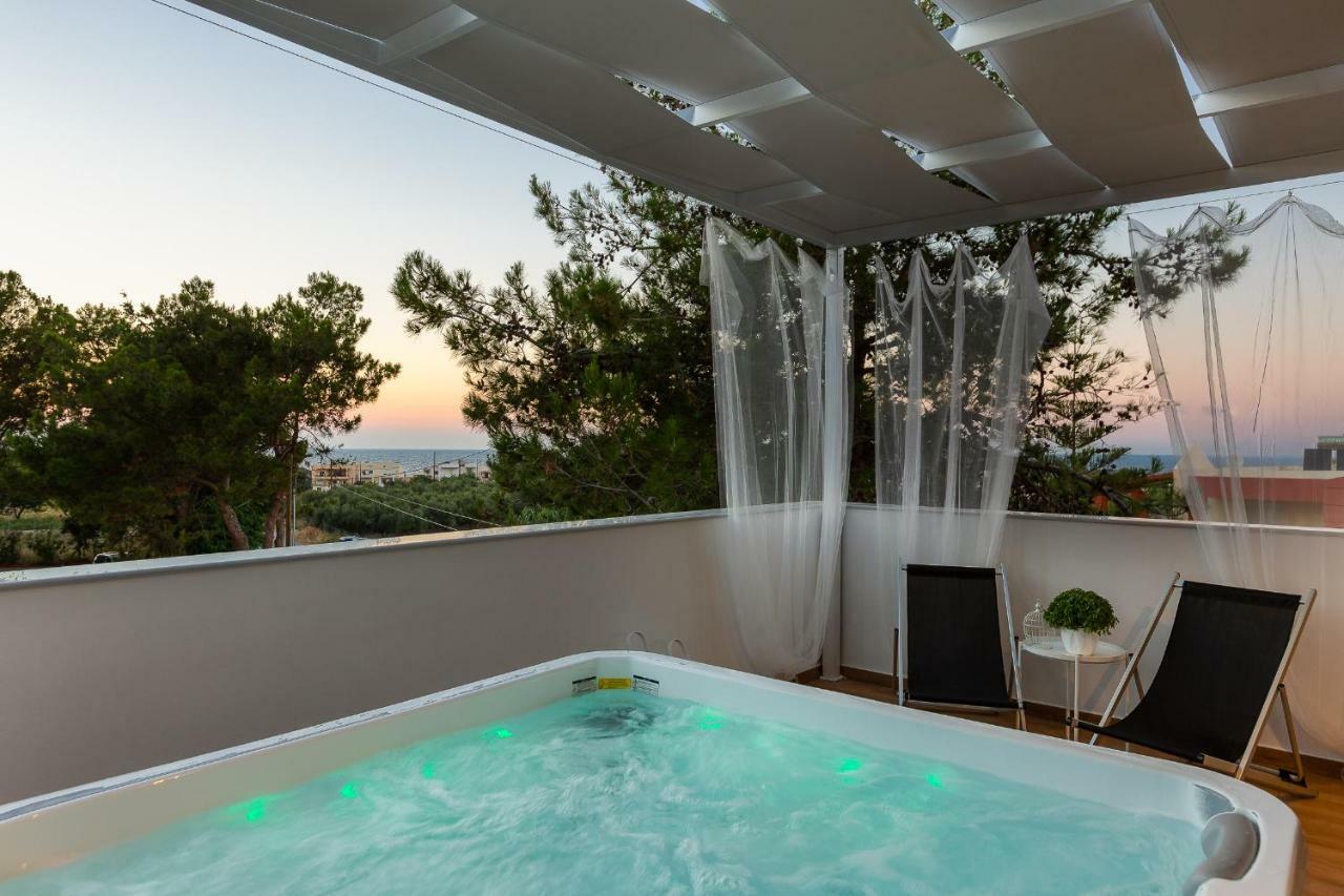 Nisos Villa, Pool & Heated Spawhirlpool, Walking To Beach, By Thinkvilla Sfáka Zewnętrze zdjęcie